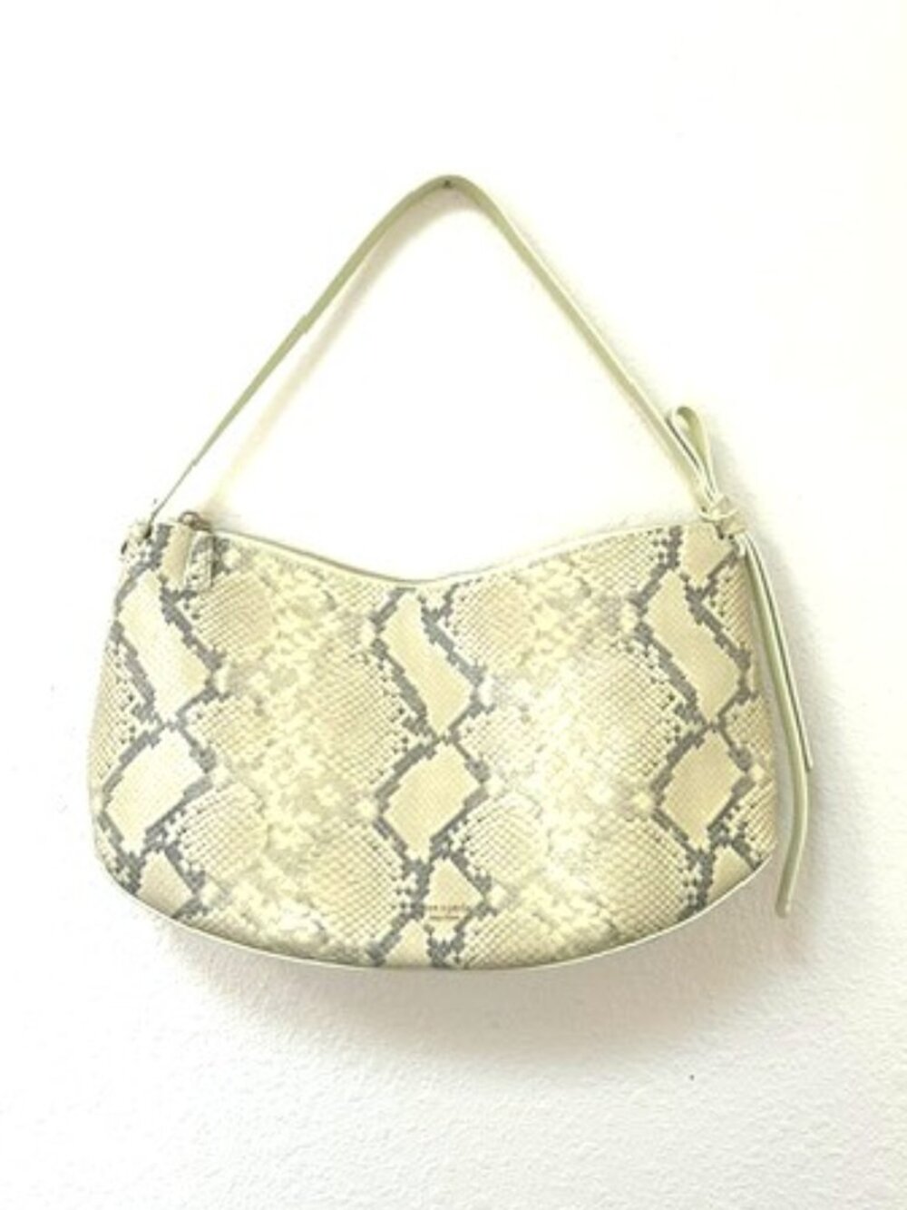 Kate Spade Loop Snake Embossed Large Shoulder Bag